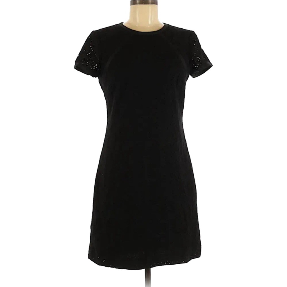 🌻 2/$10 Banana Republic black lace cotton dress size 6